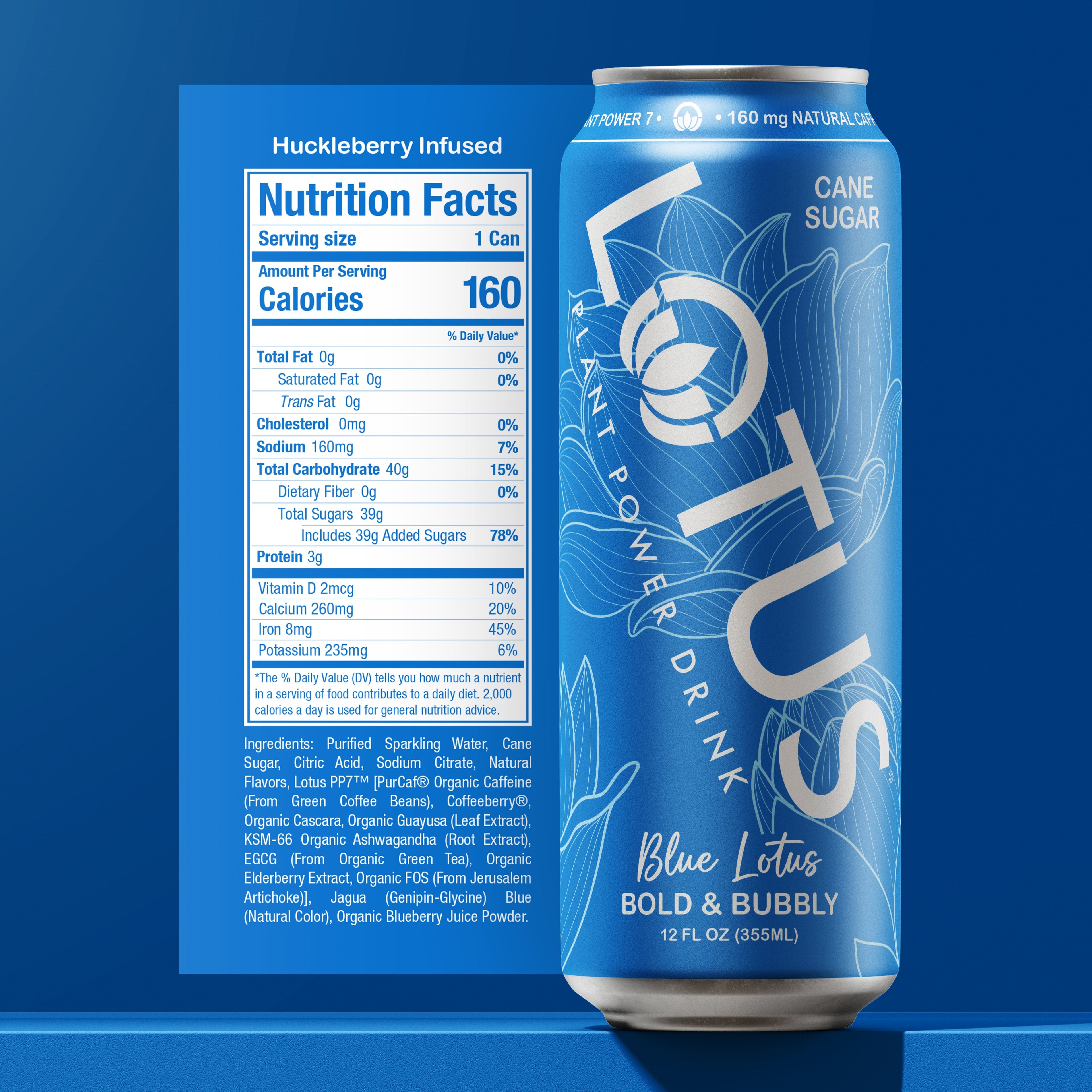 Blue Lotus Plant Power Drink™ (cane sugar)