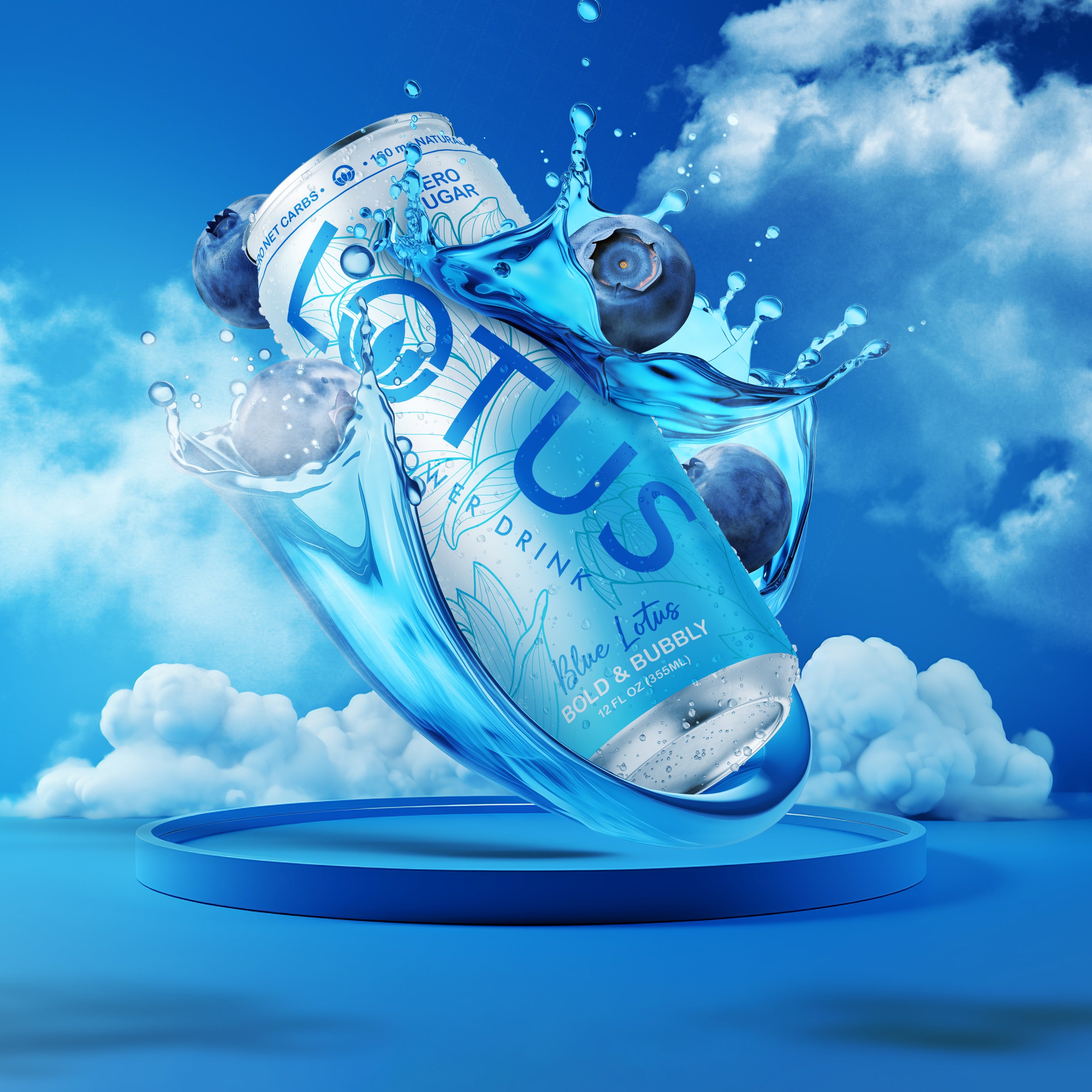 Blue Lotus Plant Power Drink™ (zero sugar)