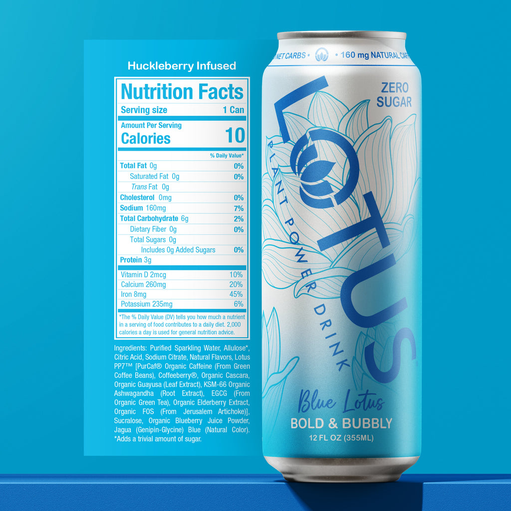 Blue Lotus Plant Power Drink™ (zero sugar)