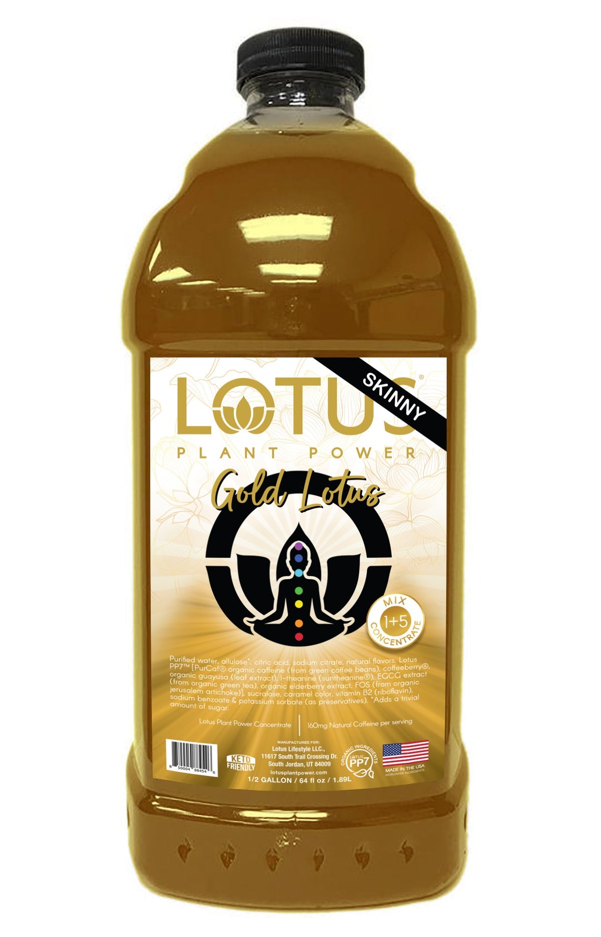 Gold Lotus Plant Power Zero Sugar Concentrate