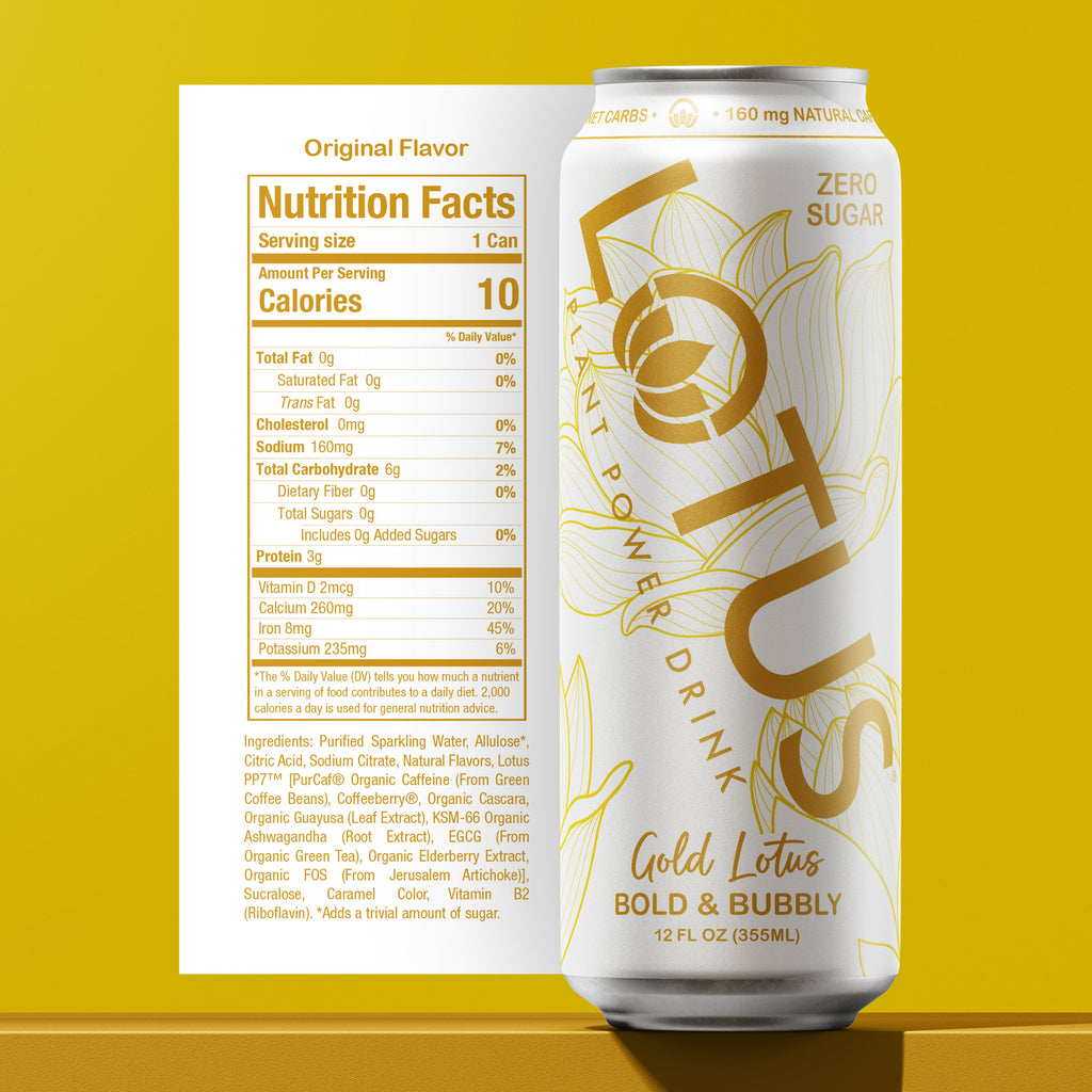 Gold Lotus Plant Power Drink™ (zero sugar)