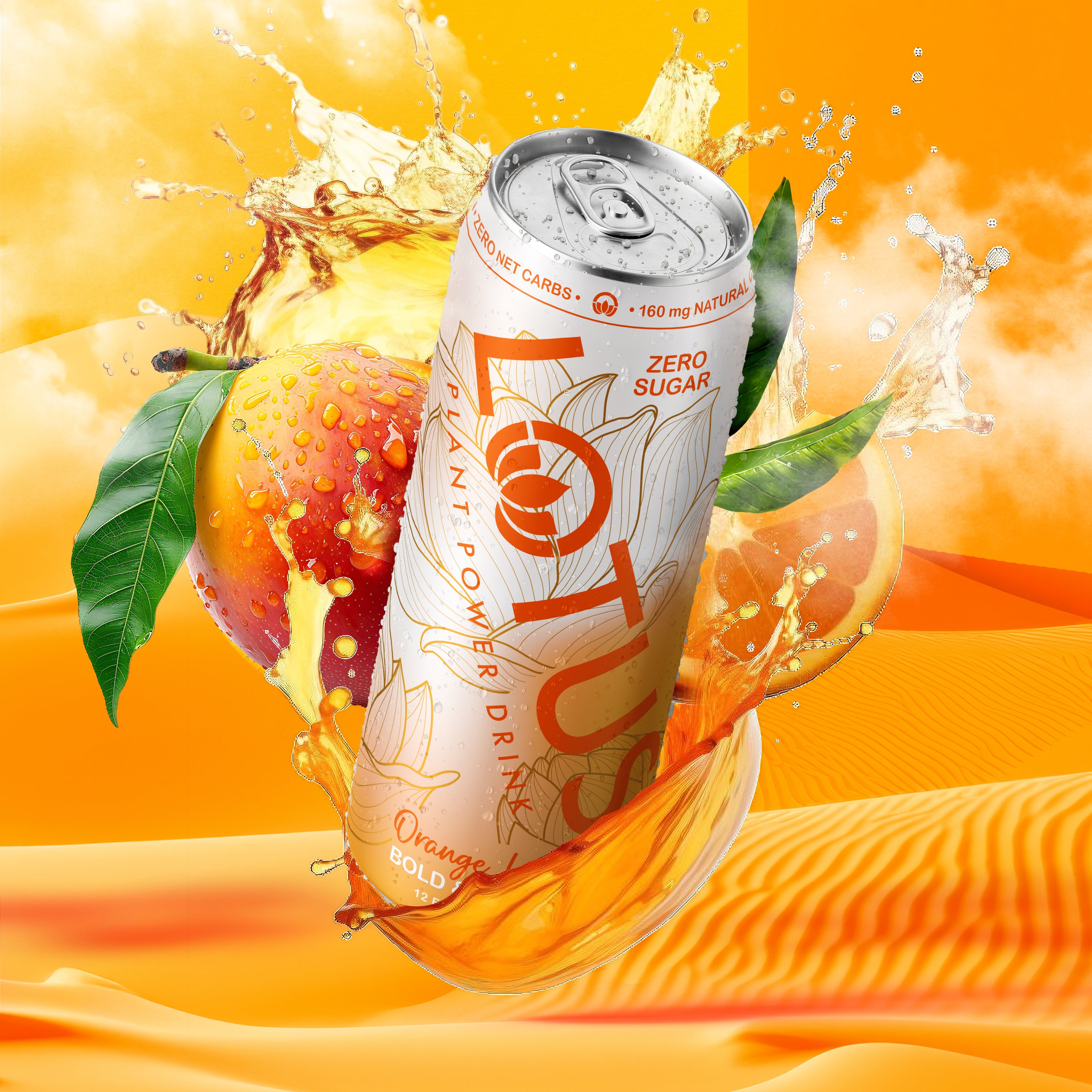 Orange Lotus Plant Power Drink™ (zero sugar)