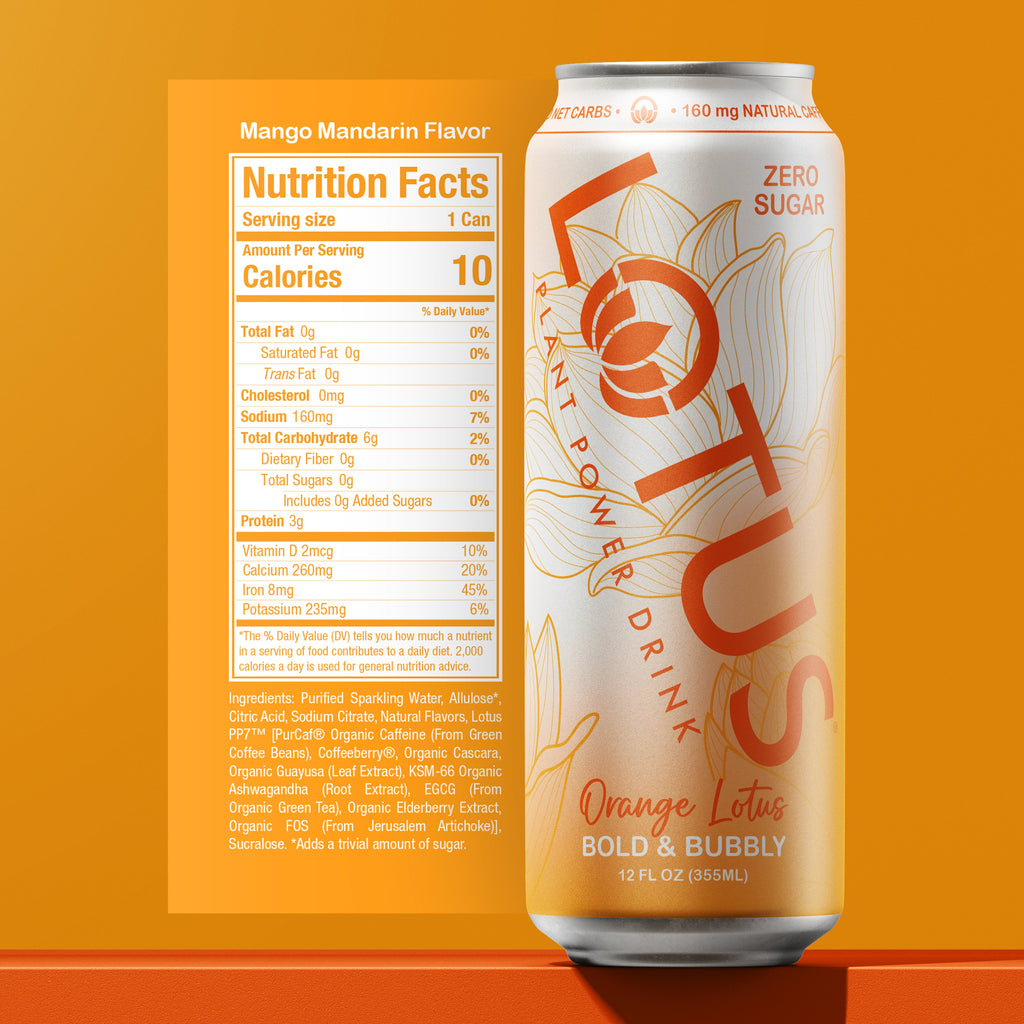 Orange Lotus Plant Power Drink™ (zero sugar)
