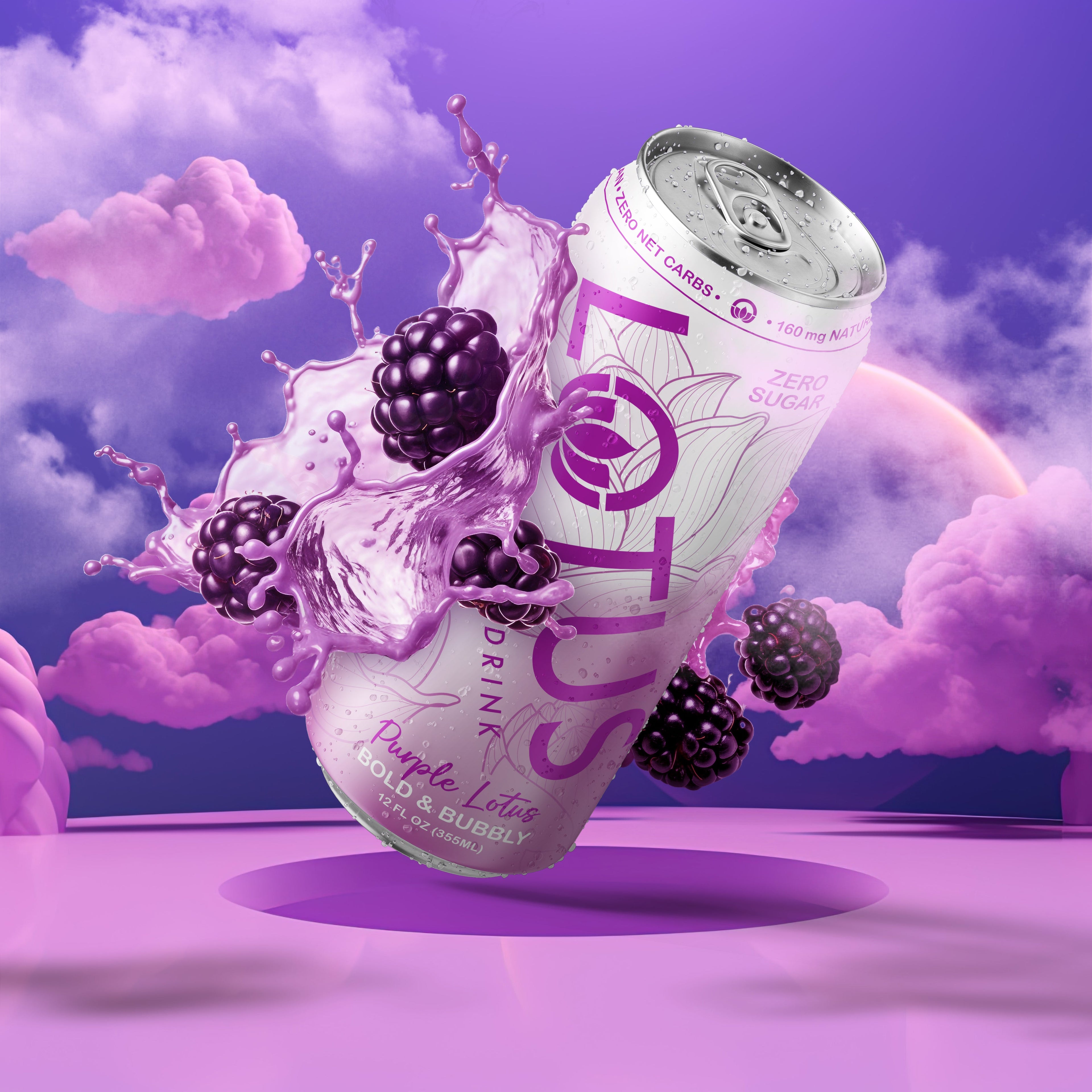 Purple Lotus Plant Power Drink™ (zero sugar)