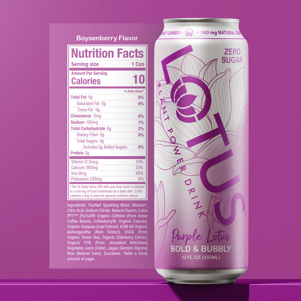 Purple Lotus Plant Power Drink™ (zero sugar)