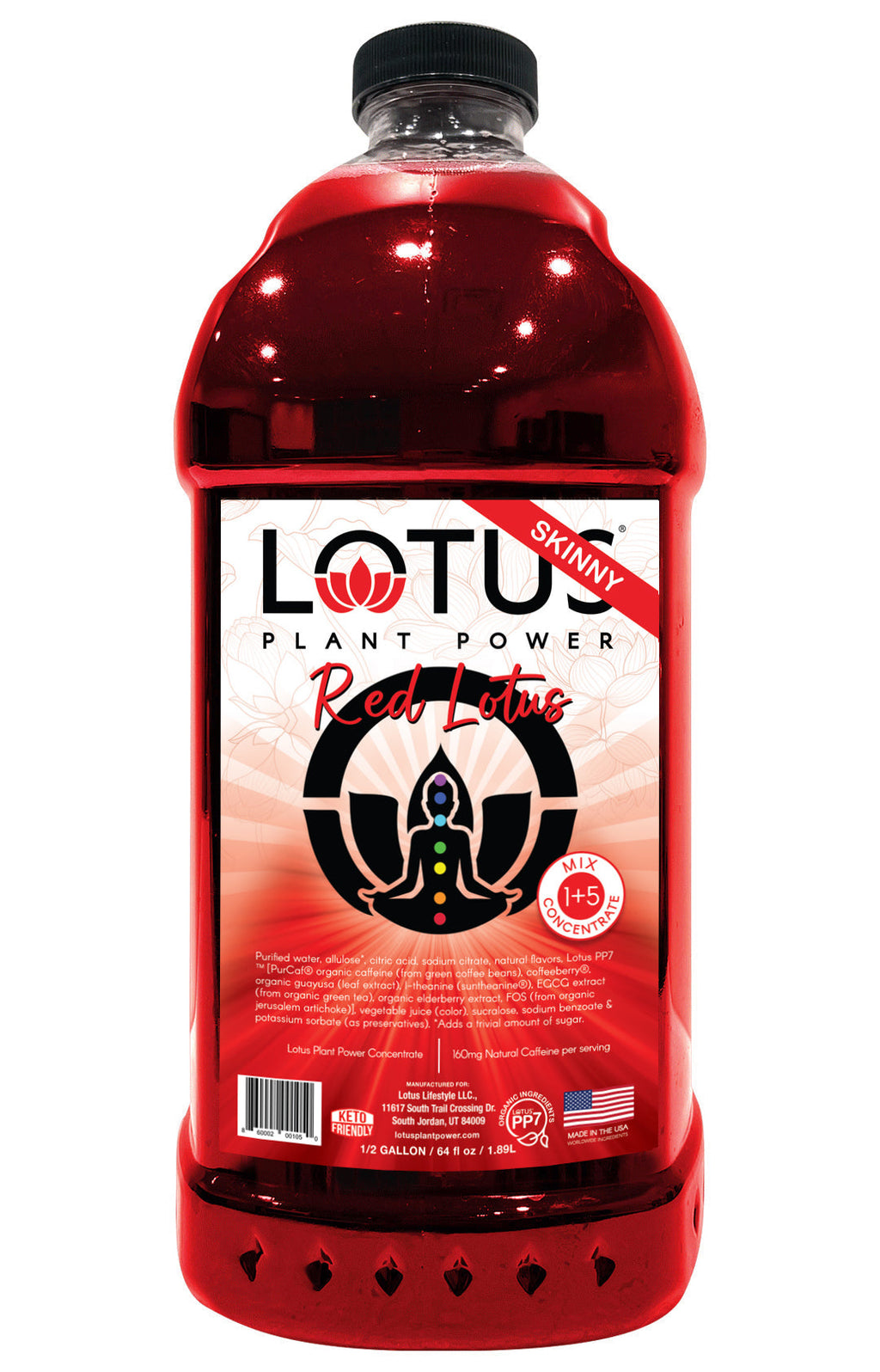 Red Lotus Plant Power Zero Sugar Concentrate