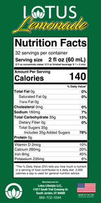 Lotus Old Fashioned Lemonade Concentrate (No Caffeine)